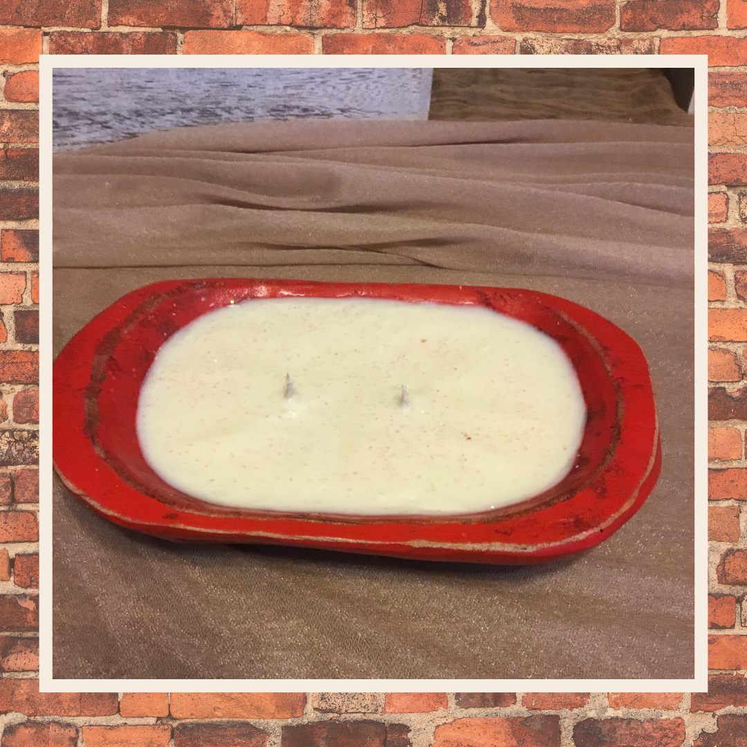 Peppermint Bliss in a Red Bowl