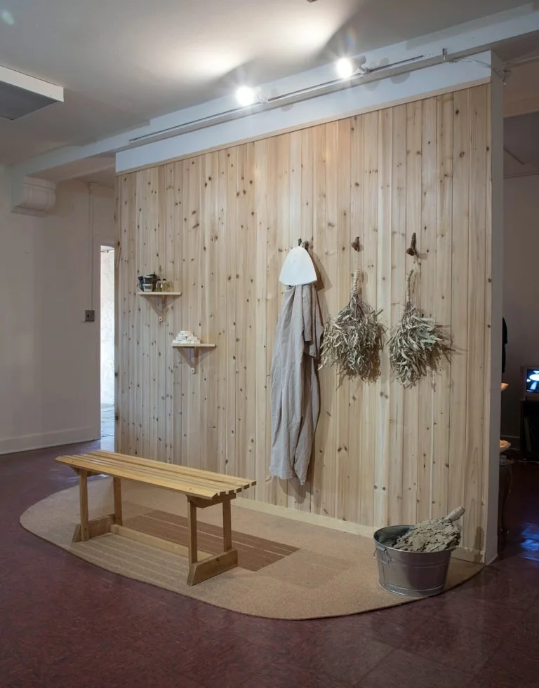 Knock on Wood at The Great Hall at Plumber Park, 2019, curated by Noysky Projects. Pictured: Elizabeth-Preger