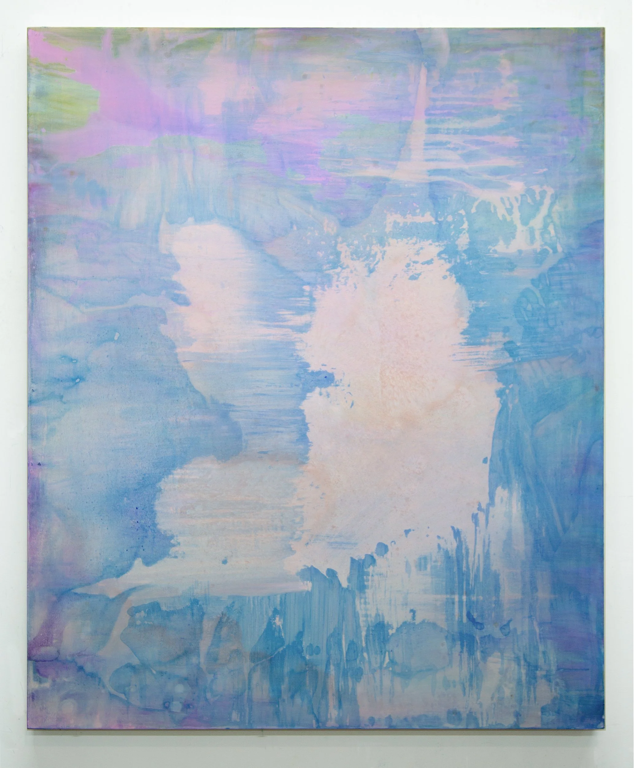 Third Side, 2026, Oil, Acrylic and Flashe on Muslin, 48 x 40 in (121.92 x 101.6 cm)