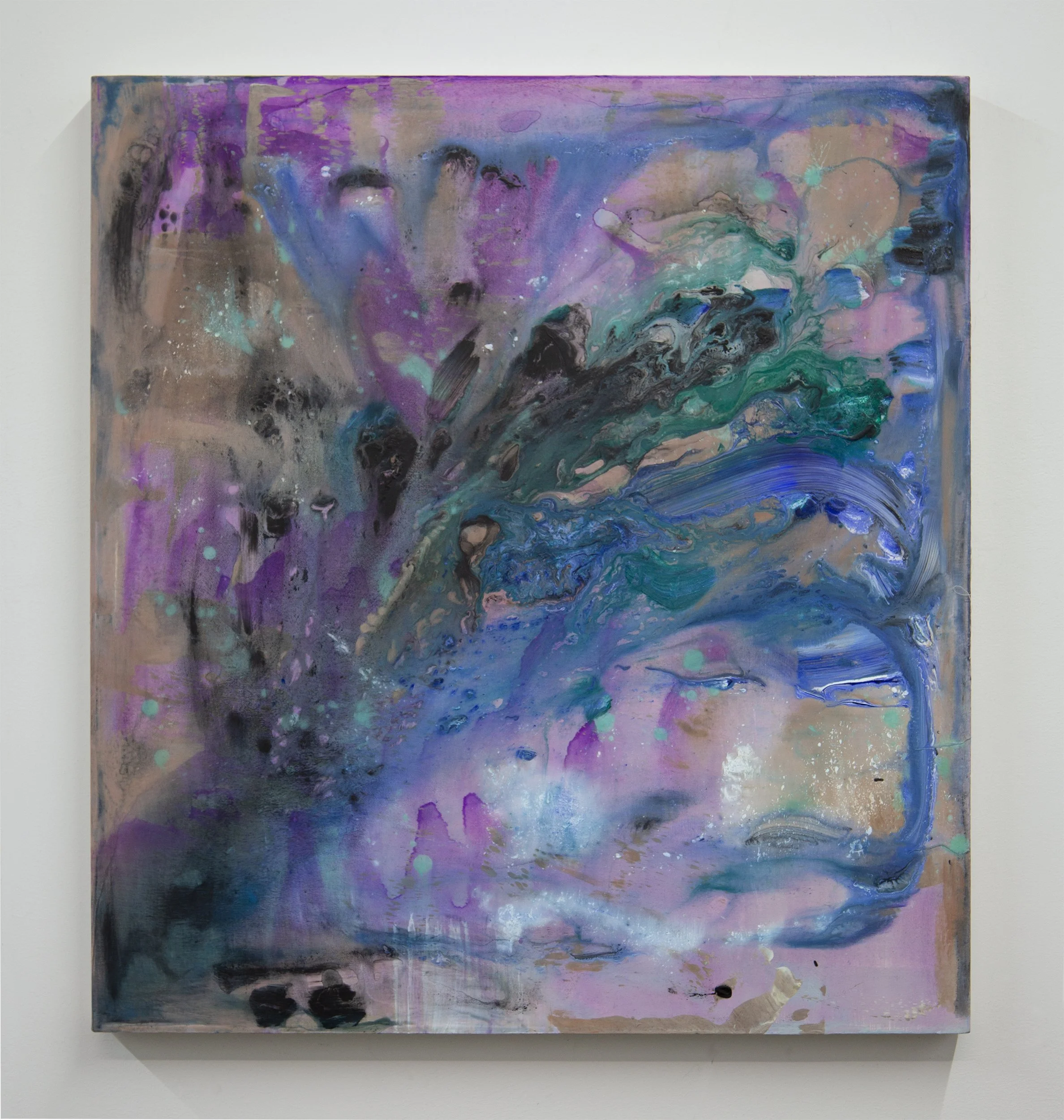 "Supposebly," 2026, Oil and Acrylic on Muslin, 30 x 27.5 in (76.2 x 69.85 cm)