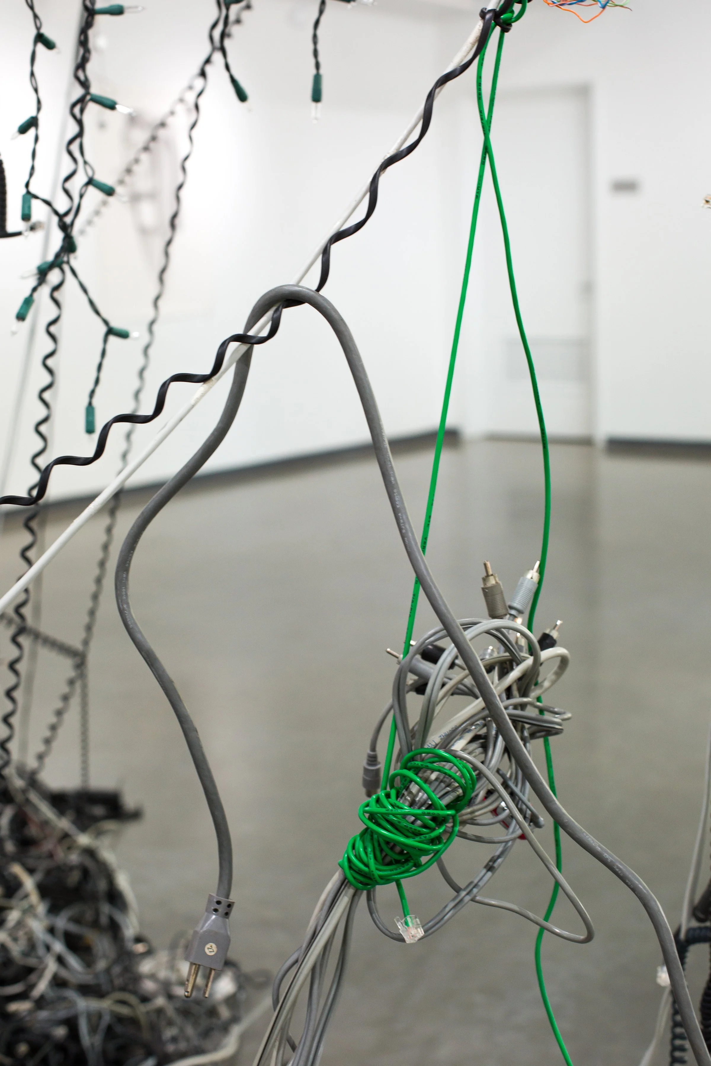 Installation of 'i said...*' at Campbell Hall School Gallery, 2016