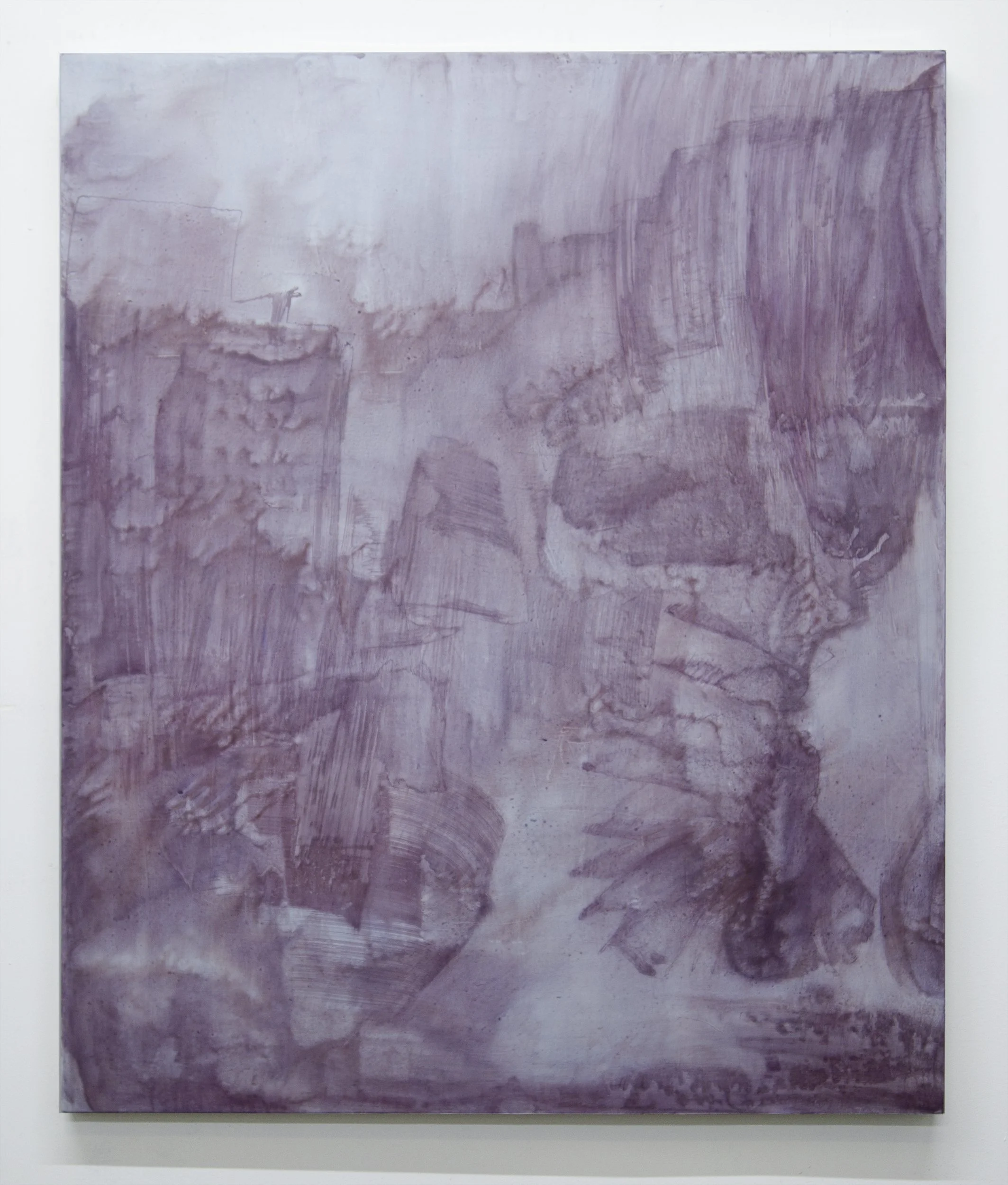 Rose, 2025, Flashe, Acrylic and Oil on Canvas, 48 x 40 in ((122 x 102cm)