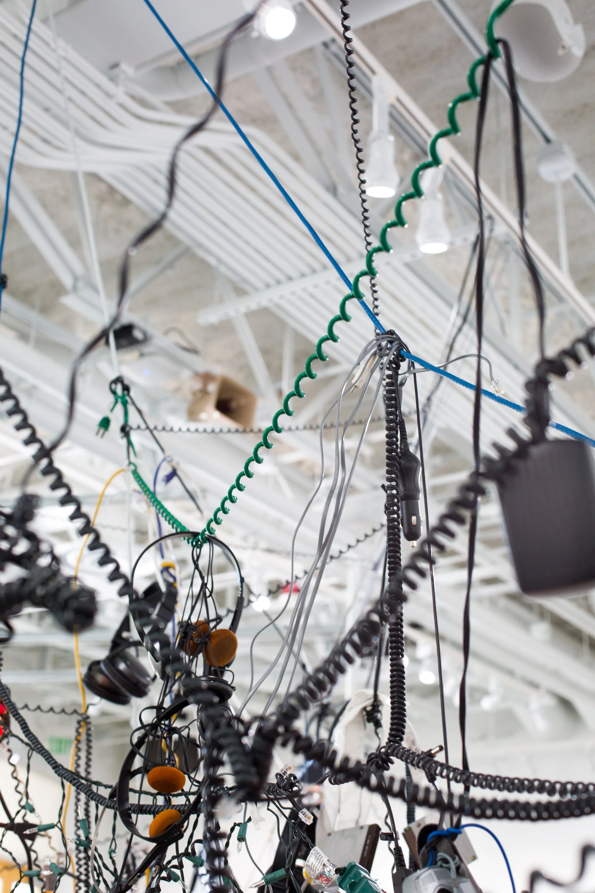 Installation of 'i said...*' at Campbell Hall School Gallery, 2016