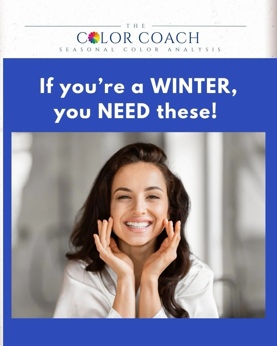 If you&rsquo;re a WINTER&hellip;you need these! 

Get excited&hellip;it&rsquo;s time to refresh your wardrobe with some fun colors from your palette! 
Electric Blue, Orchid Pink, and Magenta are just a few in my picks for you!

Comment WINTER to get 