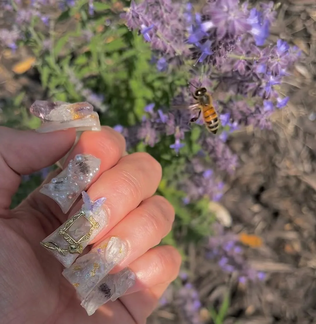 Sarah Crystal Nail w bee.JPG