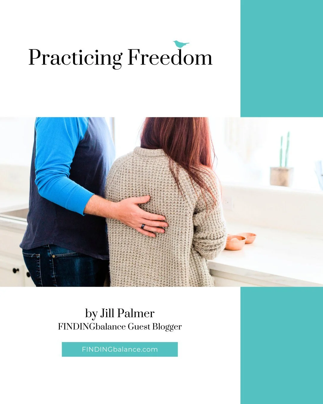 "It is not just one choice, one prayer, one sermon, one book, one medical appointment, one scripture, one podcast, one blog, one encounter with a friend, etc. that will bring the lasting freedom I crave, but rather it comes from a steady practic