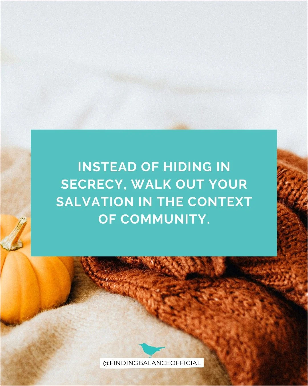 Vulnerability breeds vulnerability.
When you share your struggles with others, you become an even greater witness for the Kingdom of Heaven. Instead of hiding in secrecy, walk out your salvation in the context of community.
Be bold in sharing your