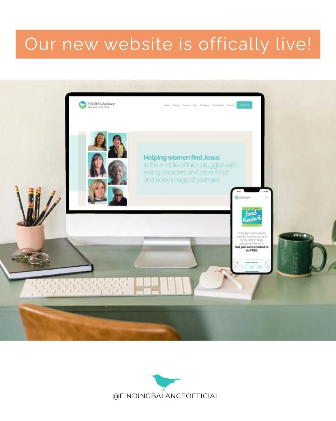 You&rsquo;ll find Christ-centered resources, community connections, and practical tools to help you or someone you love find Jesus in the middle of eating disorders, disordered eating, and other food and body image struggles.

We&rsquo;re especially 