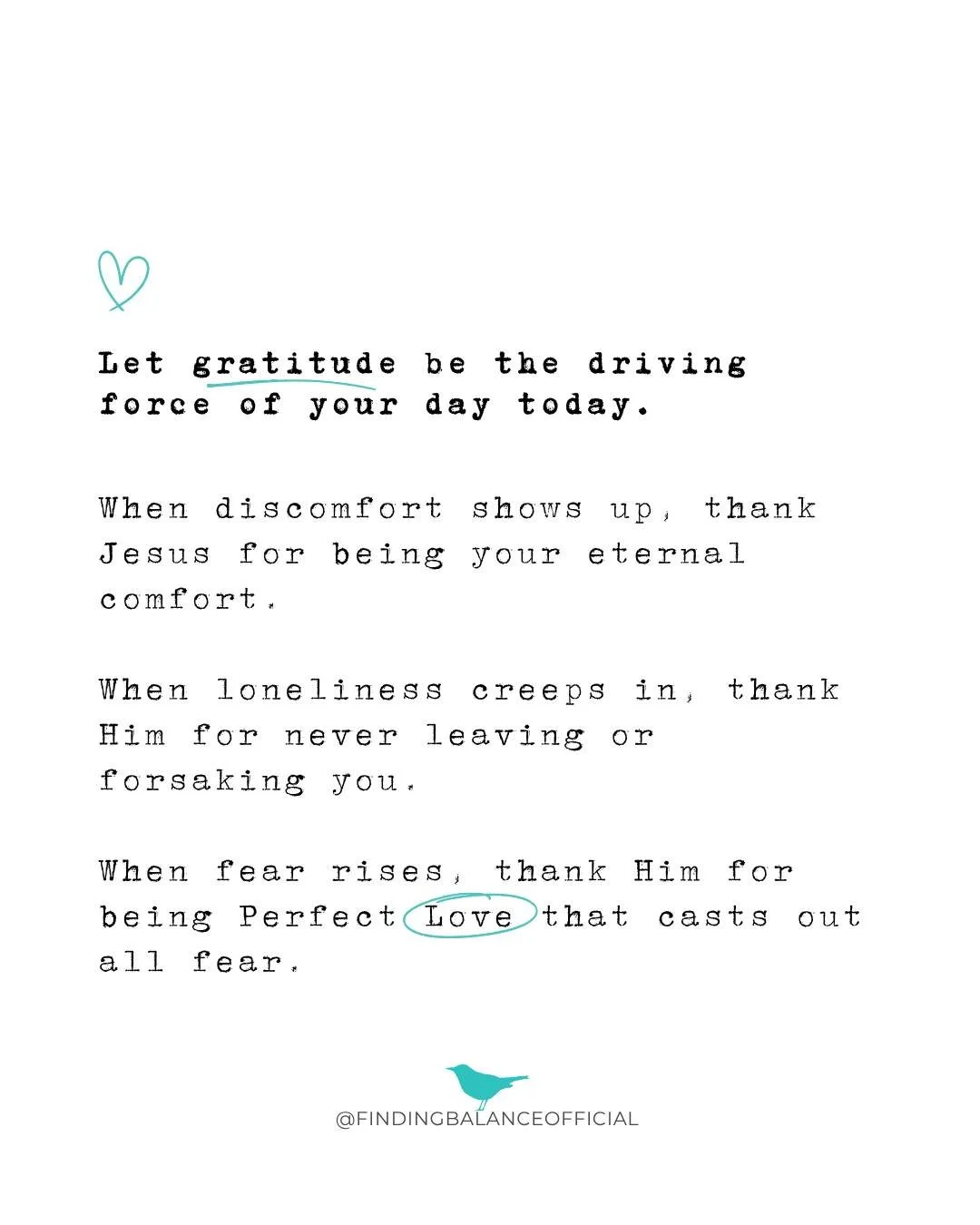 🙌 &quot;Give thanks to the Lord, for He is good! His faithful love endures forever.&quot; - Psalm 106:1 (NLT)

Let your gratitude overflow to others who may need a reminder of the hope that&rsquo;s found in Christ.

👉 If this encouraged you, forwar