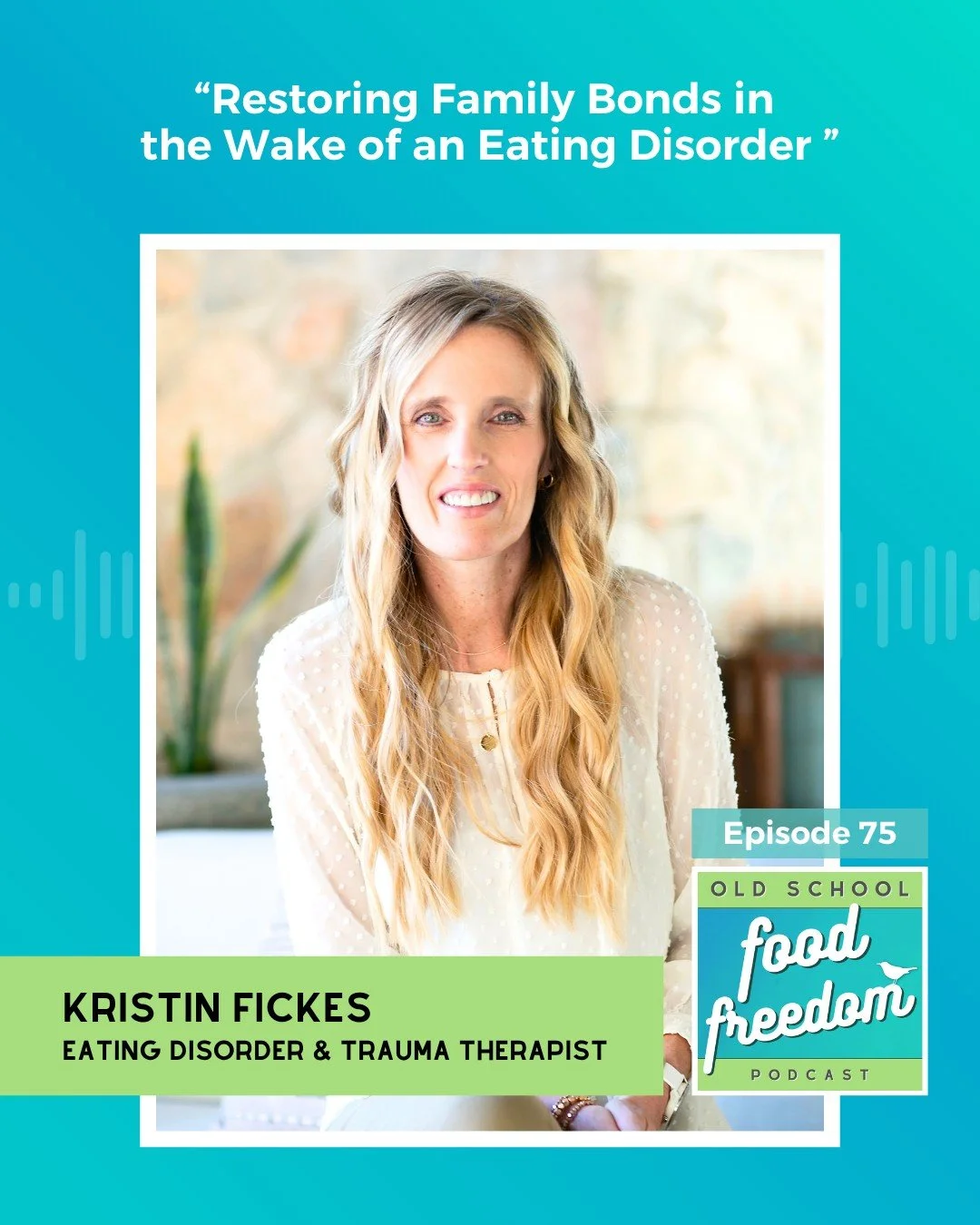 Kristin Fickes&rsquo; story is relatable, and her experience is a gift! She's a licensed eating disorder therapist and eating disorder recovery coach for parents caring for a child in recovery and we are honored to link arms with her in this fight ag
