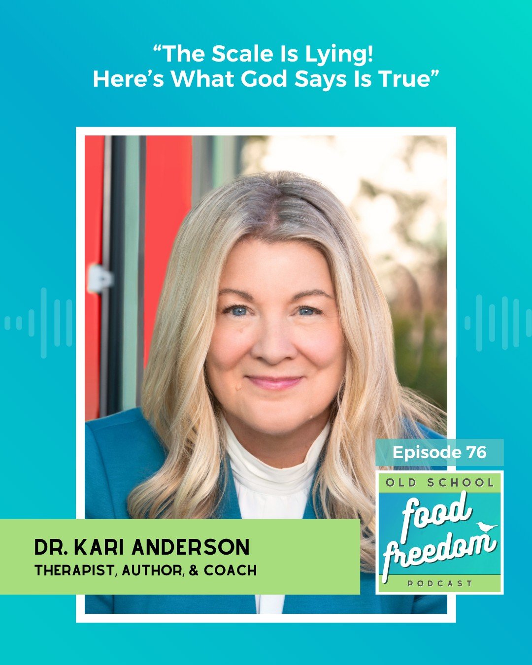 Dr. Kari Anderson is a therapist turned coach and licensed eating disorder counselor who blends science, compassion, and faith in Jesus to help those struggling with binge eating and overeating. Her own recovery story fuels her work, and it shows.

A