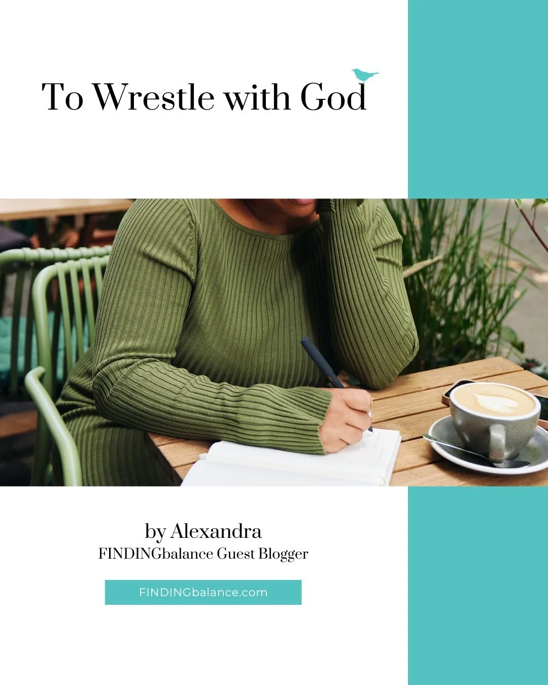 NEW ON THE BLOG!

"Every day that I wrestled with the Lord in doubt, denial, faintheartedness, grief, or grumbling, I can now look back on with joy, because He met me there, and He has overcome."

Read more: www.findingbalance.com/blog/to-w