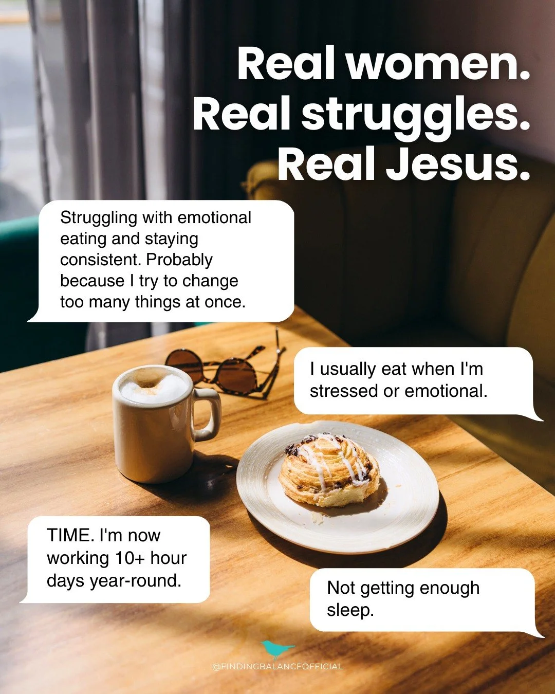 When you're exhausted, overwhelmed, and running on empty, everything feels harder. The noise gets louder. The shame gets heavier.

That's not weakness. That's humanity.

Jesus knows what it is to be tired and hungry. To be pressed on every side. And 