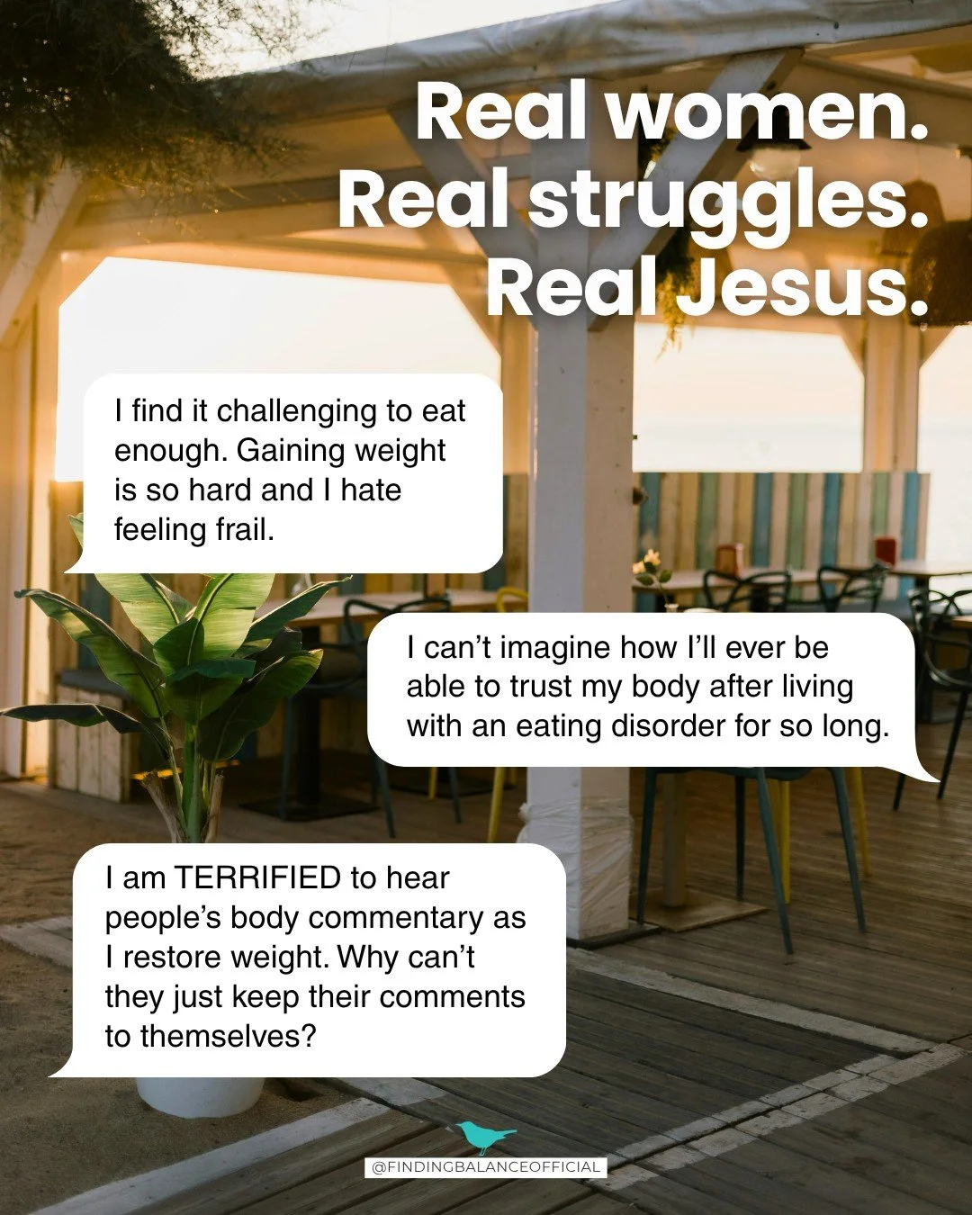 We don't talk about this one enough.

Not every woman is trying to lose weight. Some are fighting just as hard to gain it, to feel strong, to feel present in a body that feels like it's disappearing.

The struggle is real on both ends of the spectrum