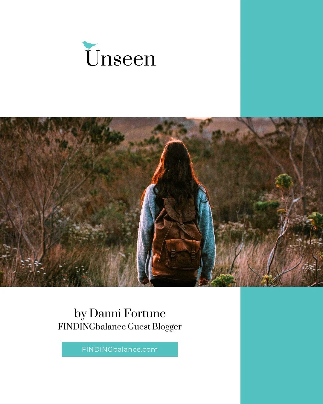 "Will you be content to be a voice that is heard but not seen? Will you do the seemingly insignificant tasks, trusting that God sees and delights in faithfulness? Will you be content to love yourself as you are, knowing that He already does?

So