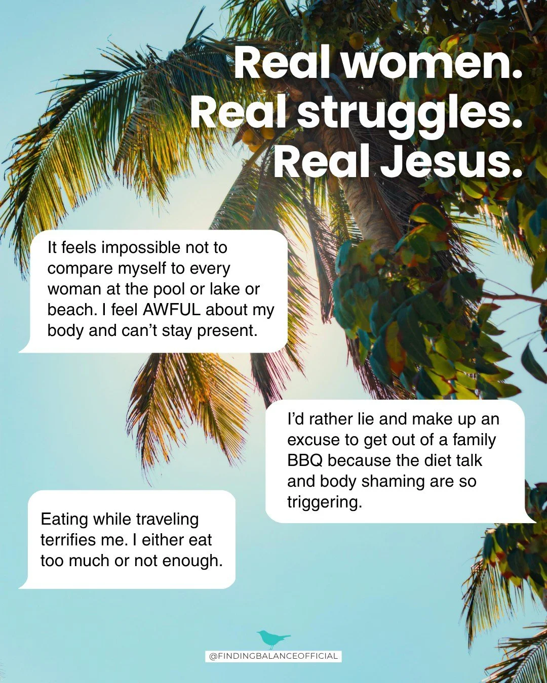 If any of these feel familiar, you are NOT alone, and you are NOT too much. Summer brings its own set of struggles, comparison, triggering conversations, food anxiety while traveling, and so many women are carrying these same thoughts in silence.

Yo