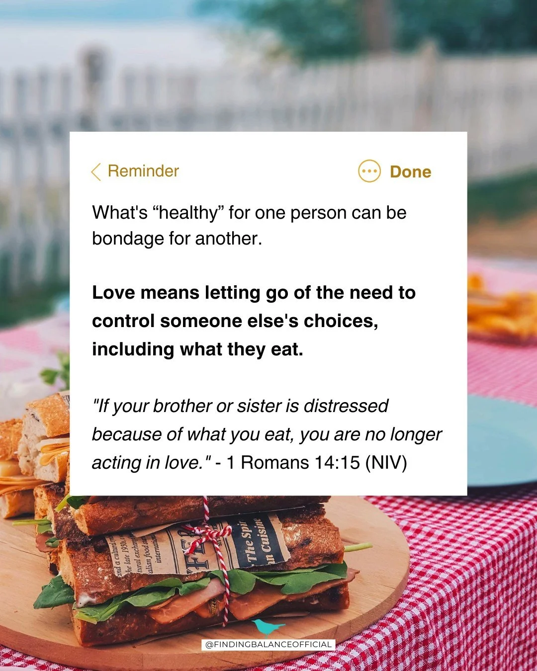 Food guilt doesn't serve anyone, whether it's the guilt you carry or the guilt you unintentionally pass on to someone else. Wisdom looks different for everyone, and what feels healthy for you might feel like pressure or bondage to someone next to you
