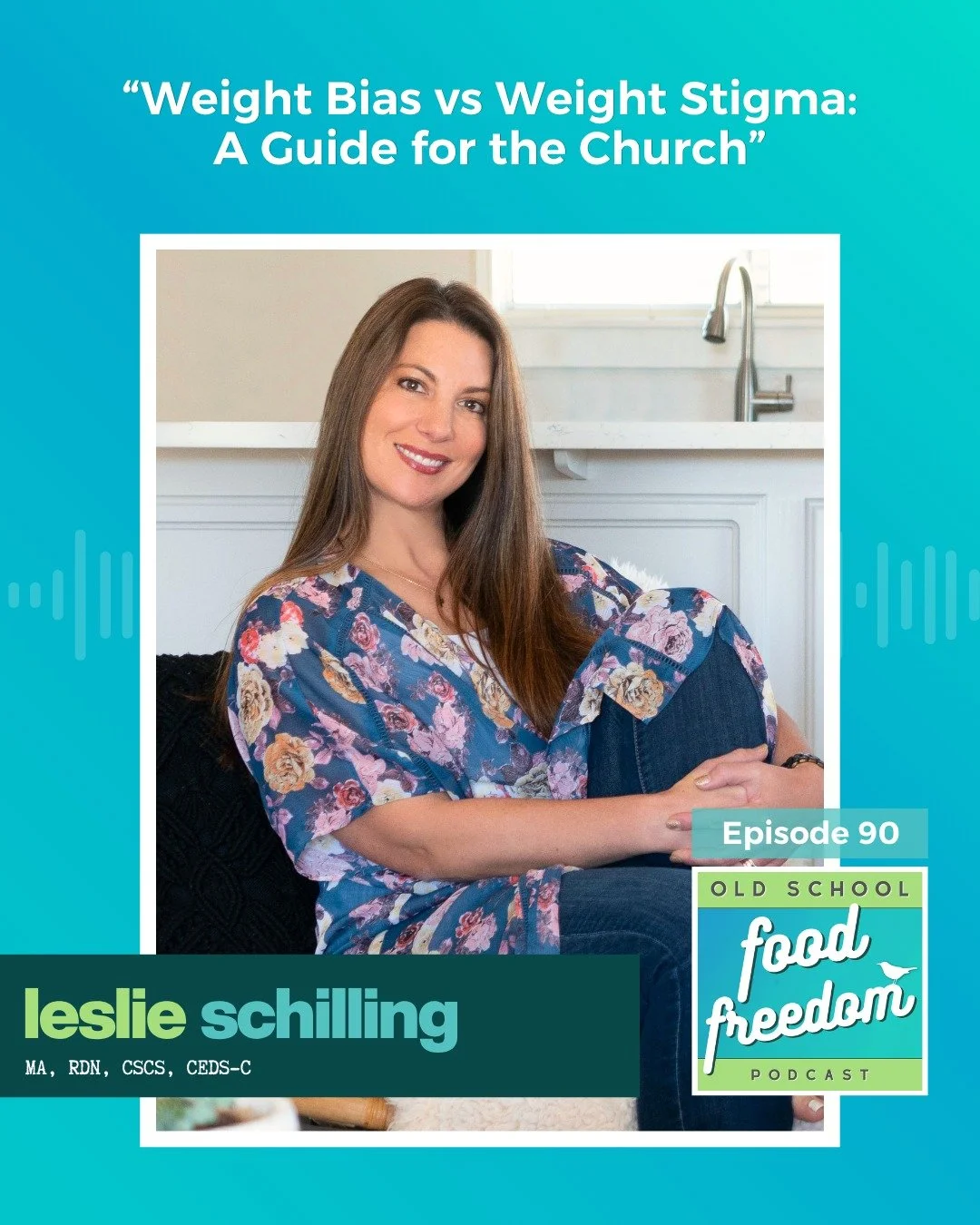 🎉 SEASON 9 IS HERE! 🎉

To kick this season off, Chrissy invited Leslie Schilling back to go somewhere that often feels challenging: weight stigma in the church. Leslie breaks down the difference between weight bias and weight stigma, and why the sa