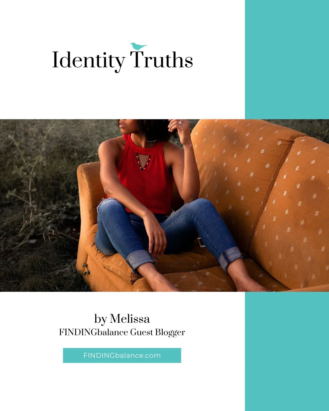 "Before I had the chance to lie to her and tell her that I was fine, I heard the following words echo in my thoughts: 'Choosing to lie to yourself is like pursuing death.'"

So I told her that I knew God's truth but could not understand why