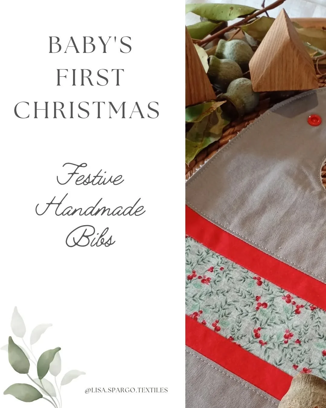 🎄Baby's First Christmas 🎄
These cute & festive bibs will add something special to your little one's Christmas Day outfit (& keep it clean during lunch 🍨). 
Perfect for Baby's First Christmas, & for years to come. With adjustable sizi