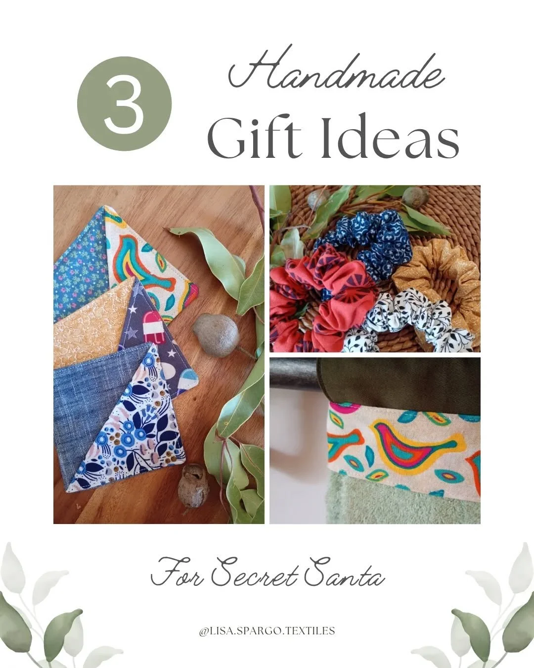 Three Handmade Gift Ideas
-For Secret Santa

It's that time of year: the diary is filled with office Christmas parties and overdue catch up's with friends. If you need a little gift, here are three unique, handcrafted options that will be perfect for