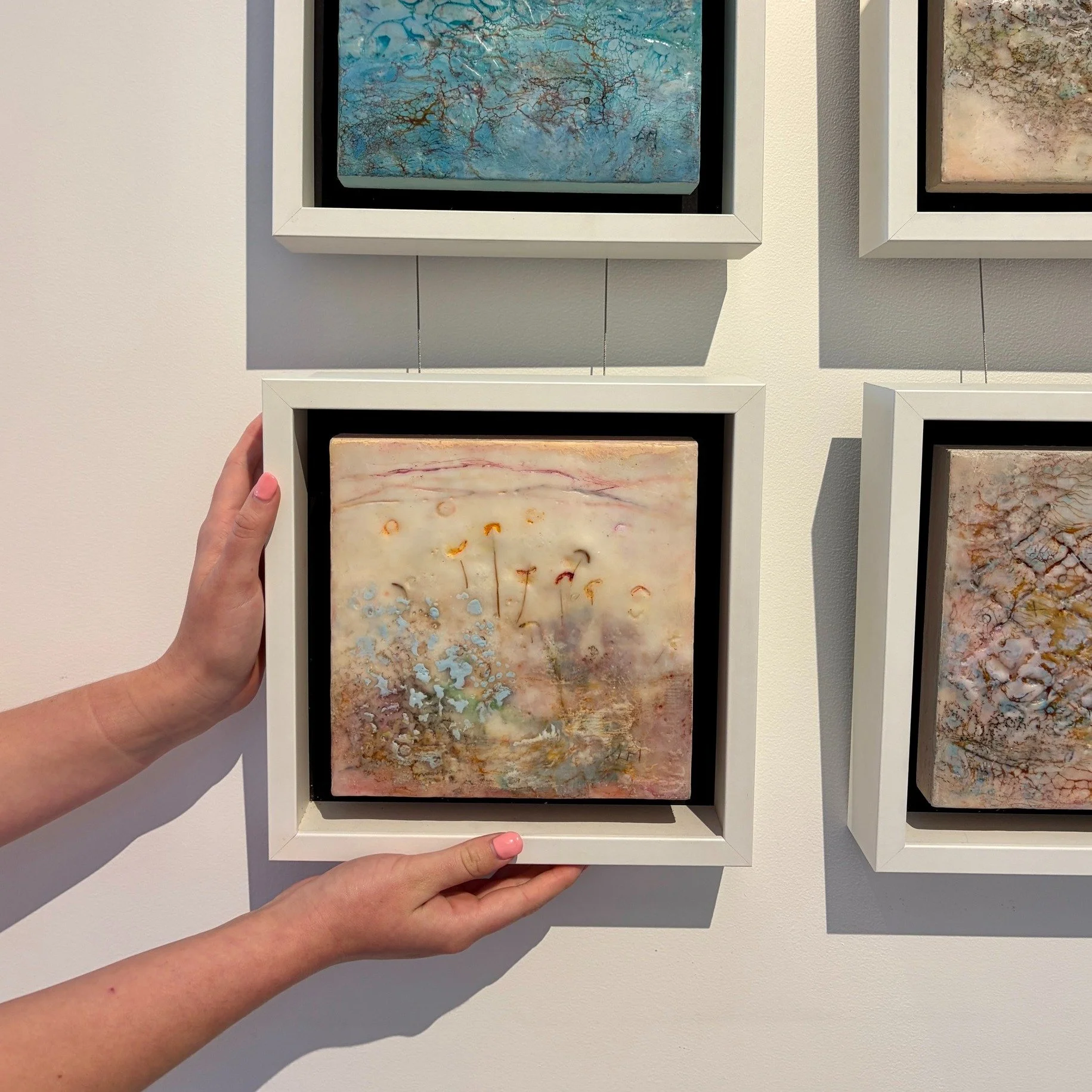 It&rsquo;s always a wonderful day in the gallery when new artworks arrive for an upcoming exhibition!

How beautiful are these little pieces? Perfectly sized to hang on your wall or stand on a sideboard, adding a touch of calm and beauty to any space