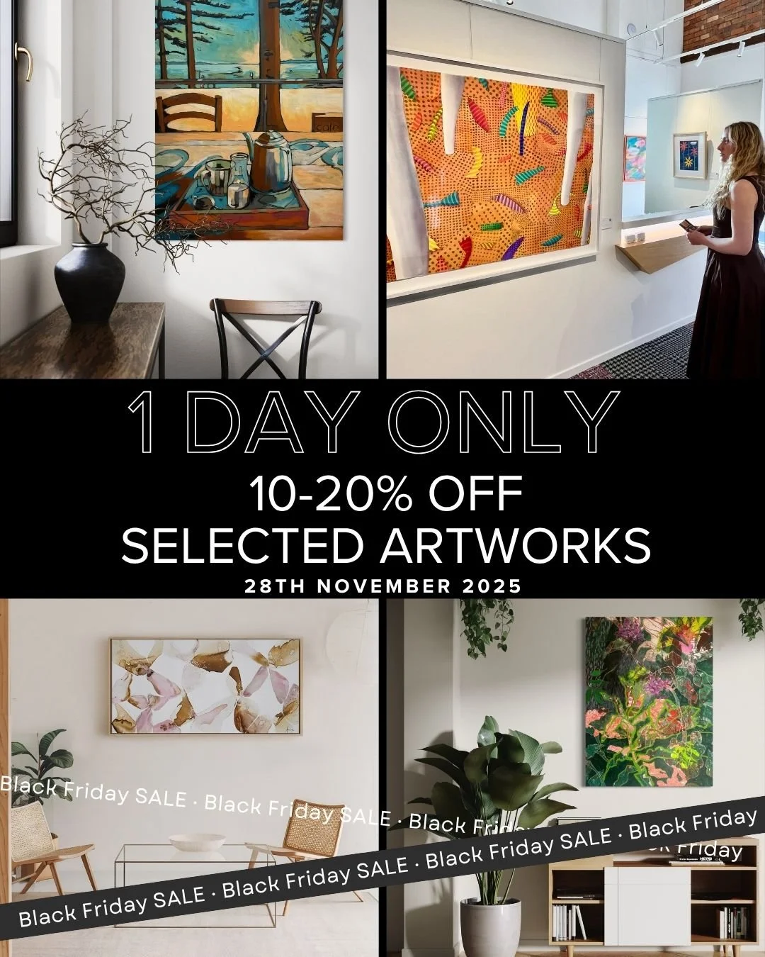 Black Friday Art Sale &ndash; 1 Day Only!

On Friday, 28th November, Feather &amp; Lawry Gallery is offering up to 20% off selected artworks for the very first time!

Discover incredible pieces from artists including Ian Tremewen, Cecily Slade, Miche