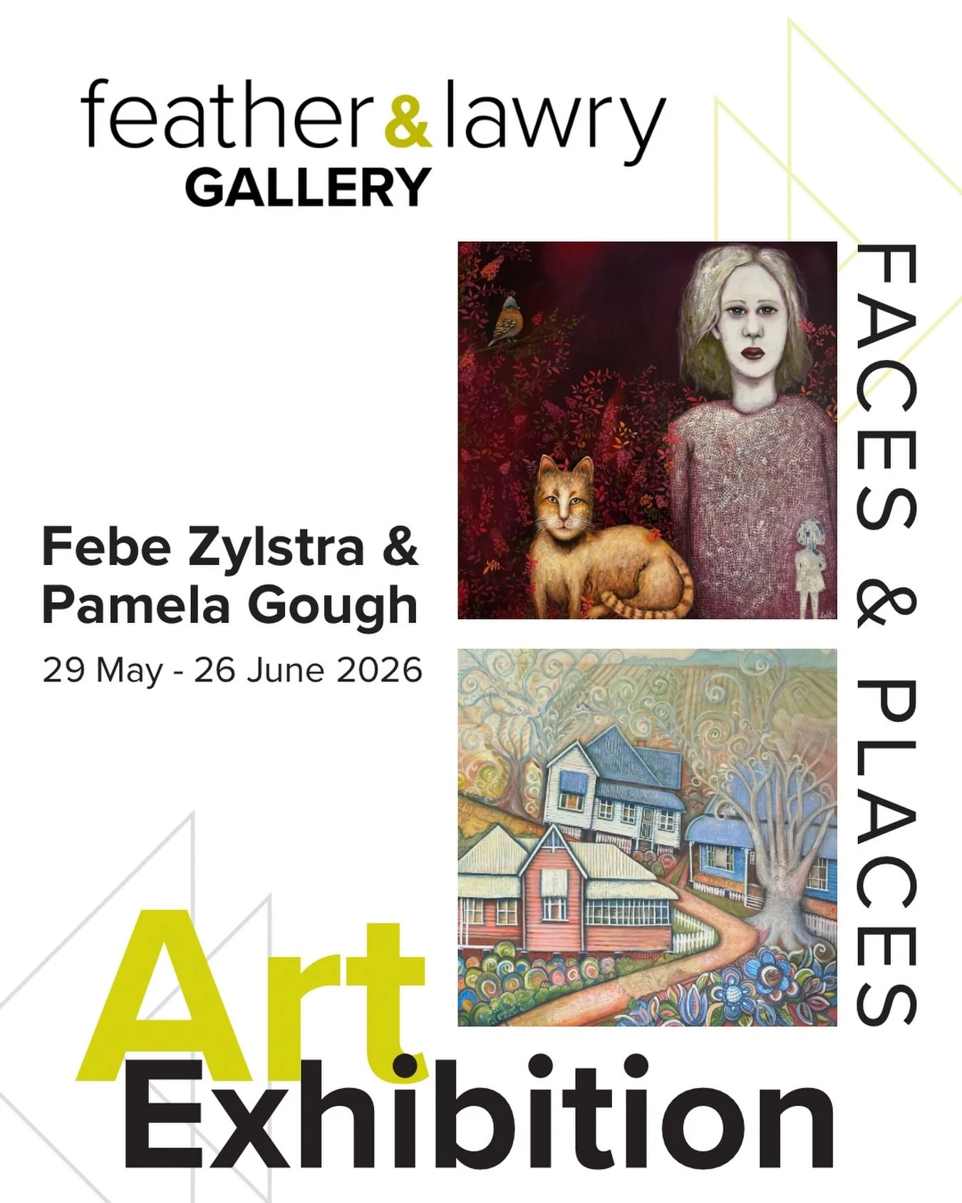 We are pleased to announce our upcoming exhibition &lsquo;Faces and Places&rsquo; which presents the work of two artists whose practices are separate in direction and style, yet connected through shared themes of memory, narrative, and lived experien