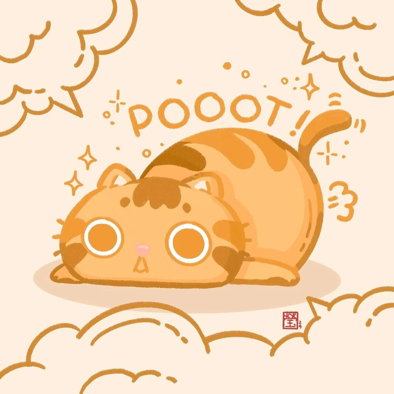 Ah poooot! Lil Pupi making his debut at our booth today! Shh, dont let anyone know Pupi let out more poots than he intended to cause he was nervous today. Hehe! 

✨Find Pupi @hobbiesfair.sg (Booth D10)
⭐️20/7 - 21/7 2024
⭐️10am - 8pm

#inkyings #illu