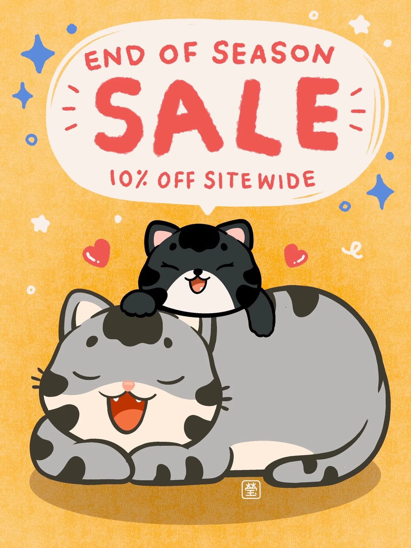 ✨END OF SEASON SALE✨

Welcome to our end of season sale! I&rsquo;ve been thinking about doing a small overhaul for quite some time and I guess there is no better time than now (: 

It&rsquo;s 10% off sitewide using the code EOS10 at checkout. This sa