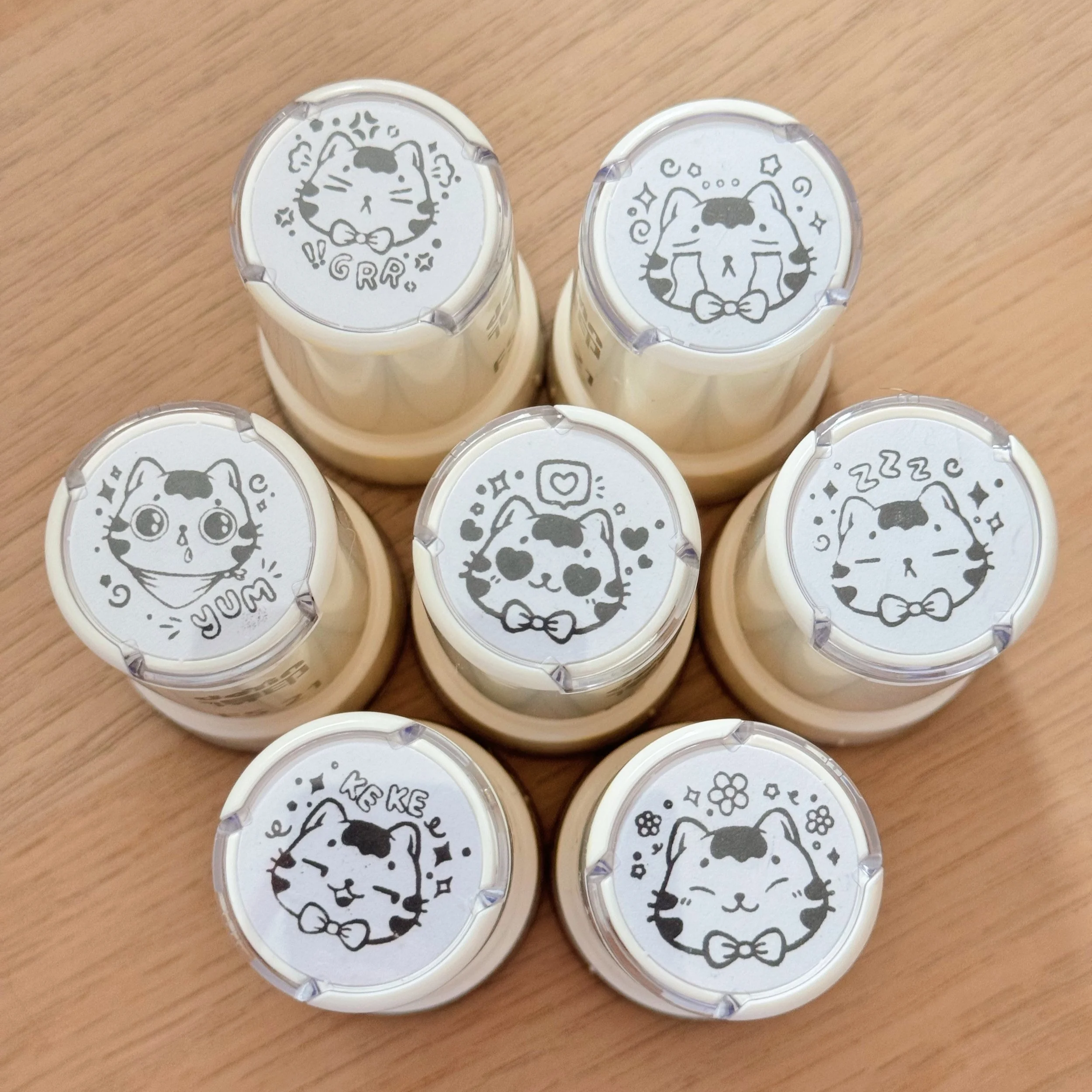 Cat Moods Self-Inking Chops