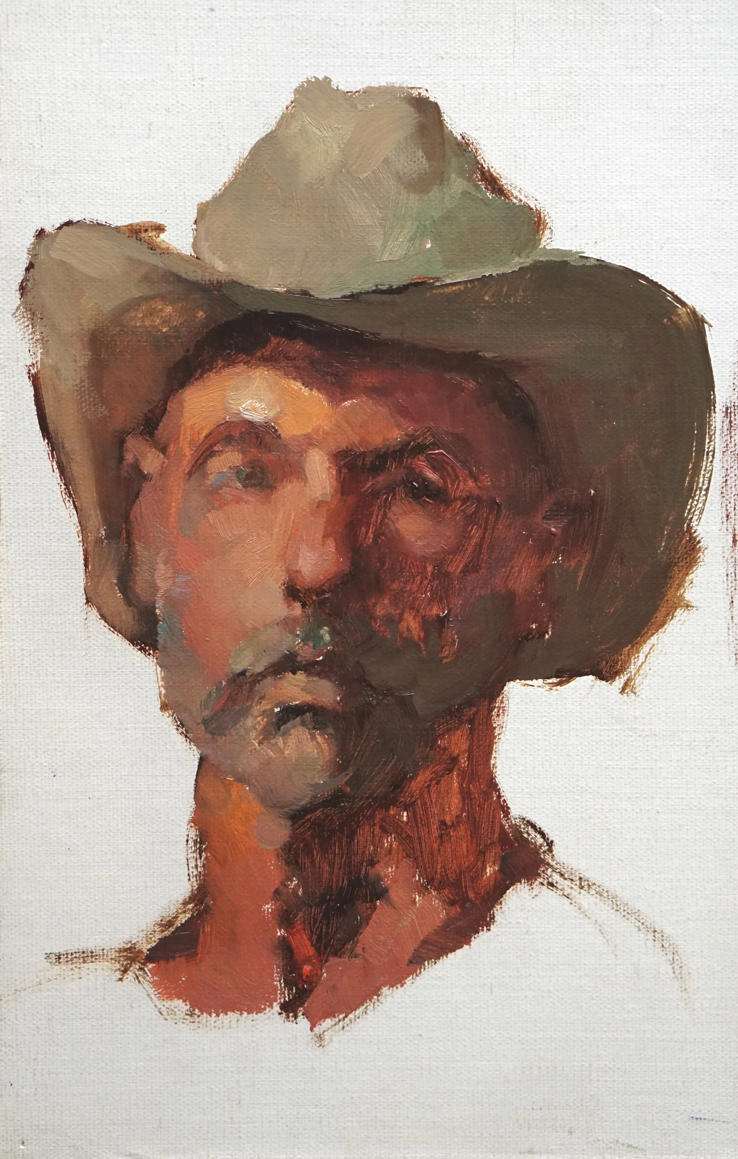 Howdy • oil on linen • 6x9 in • available