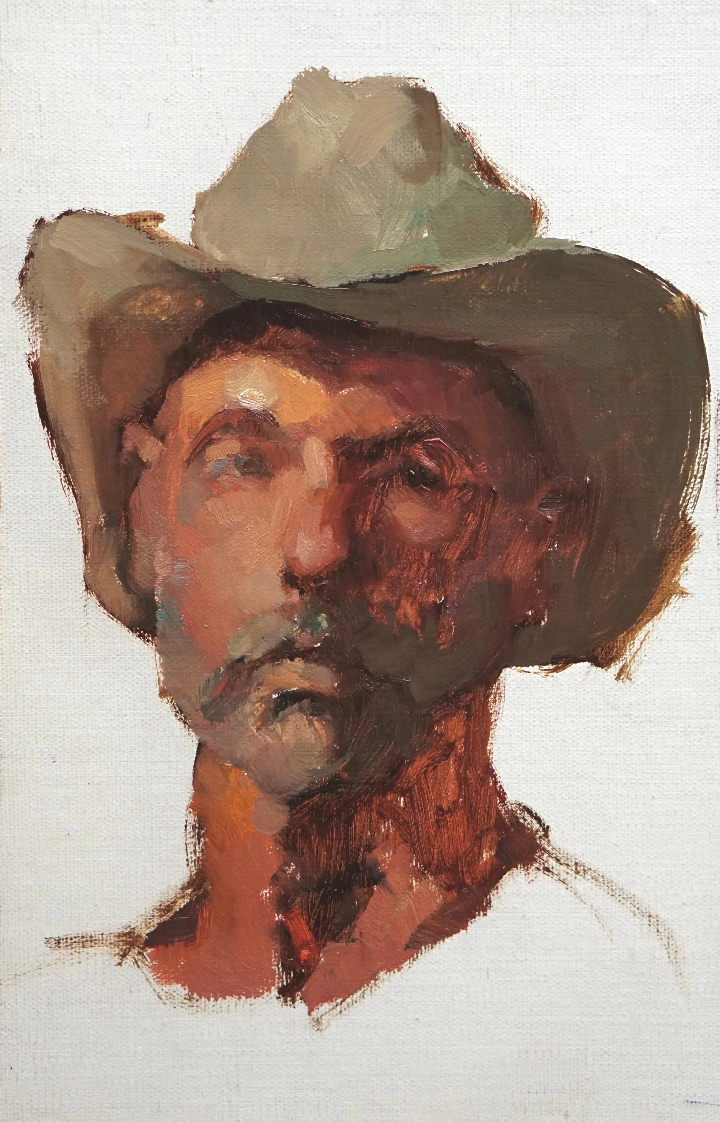 Howdy • oil on linen