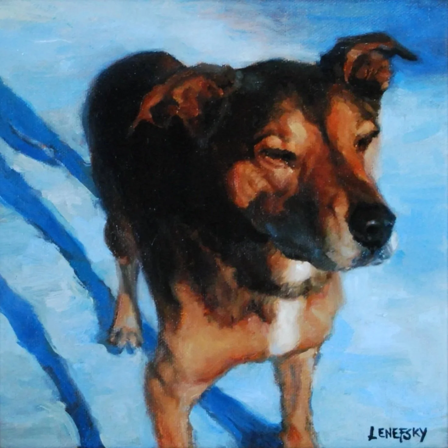 Dog Portrait Painting