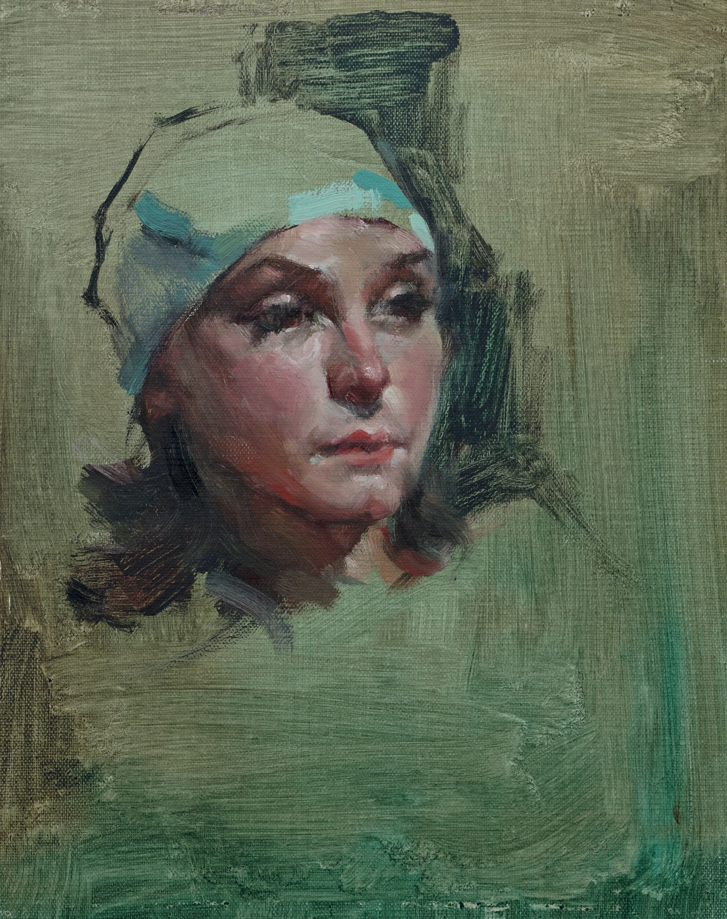 Take the Green Scarf • private collection