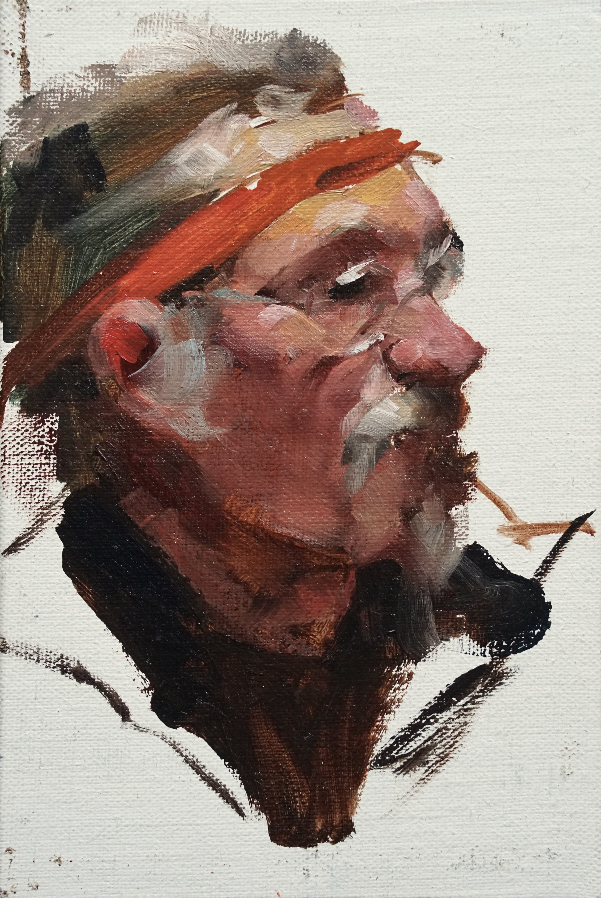 Bandana Van • oil on linen • 4x6 in • available
