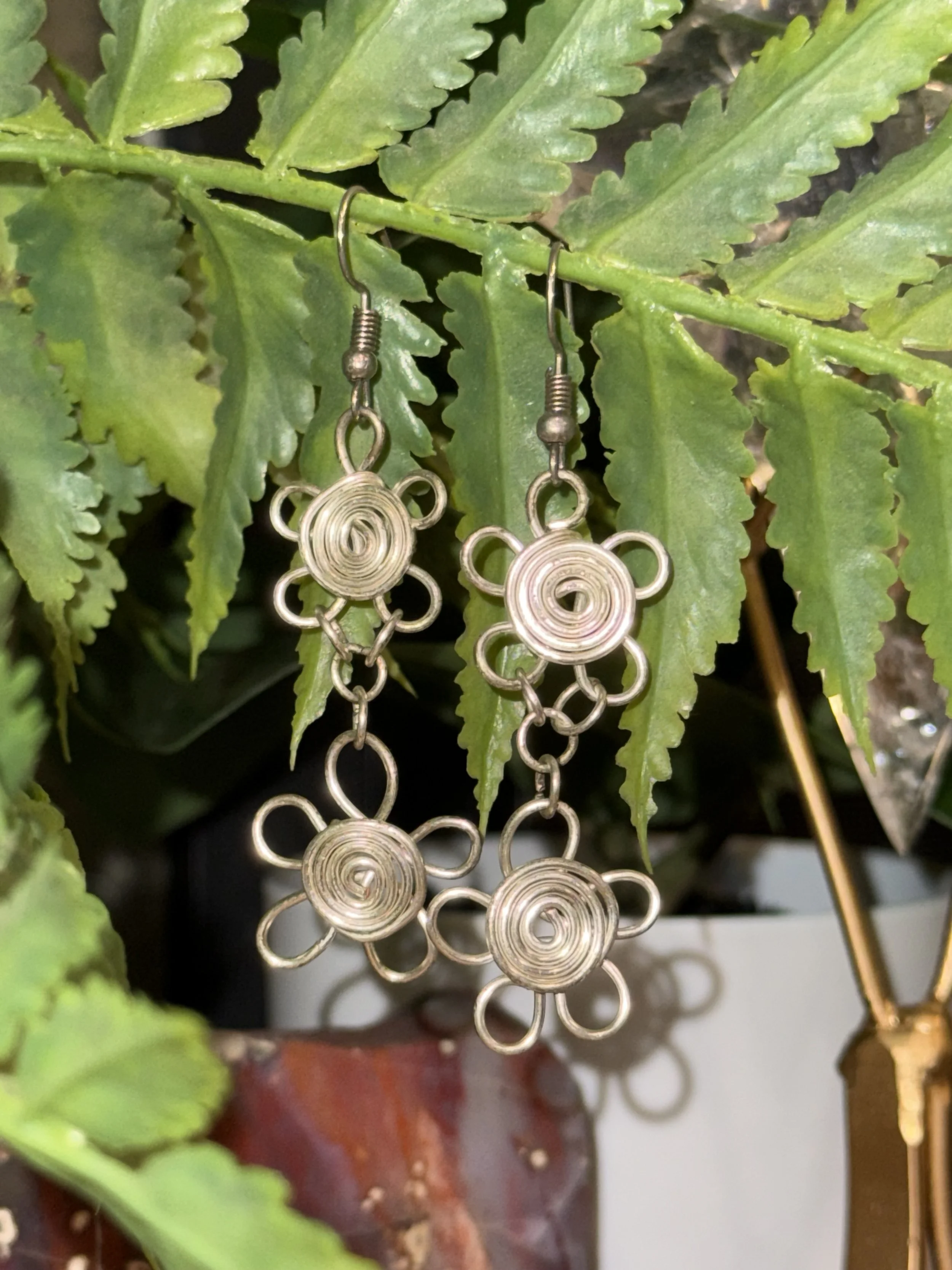 Multi Childhood Flower Earrings