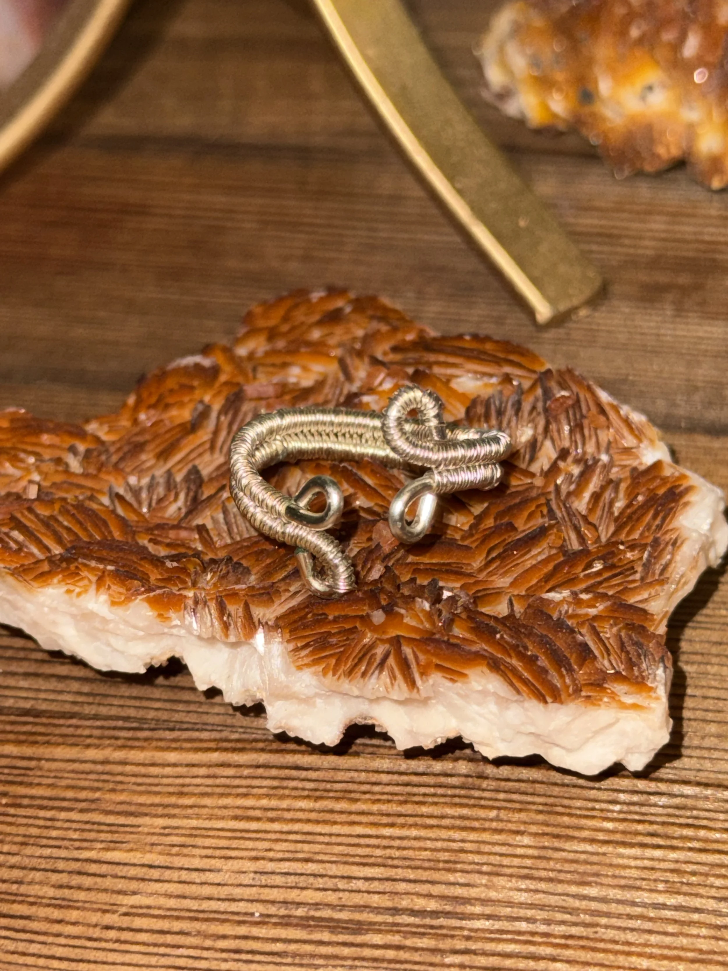 Adjustable Swirly Wrapped Ring