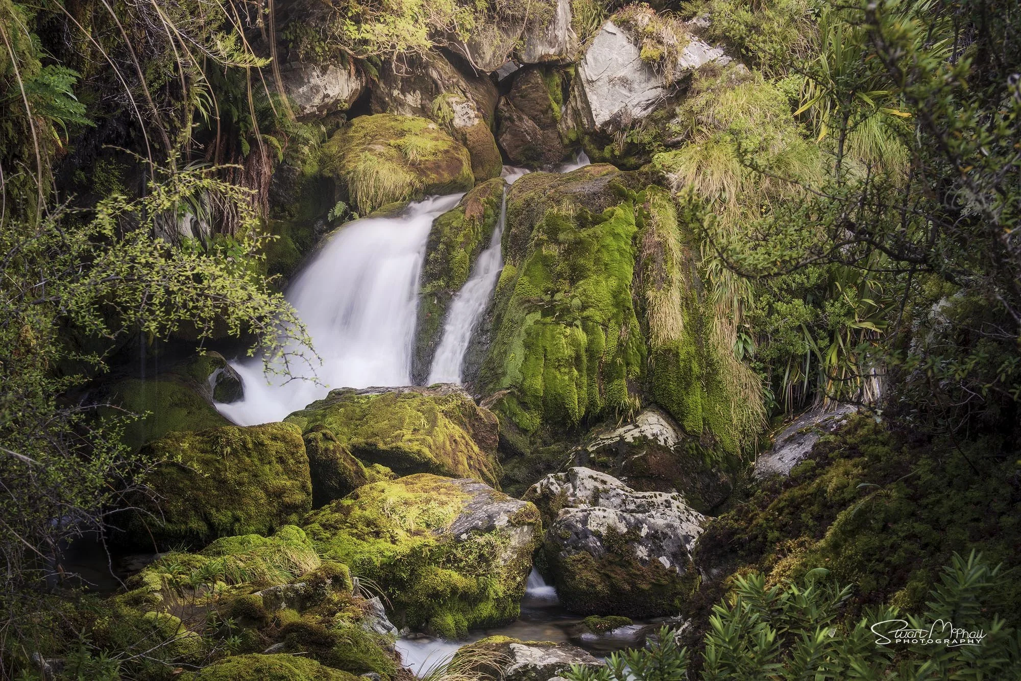 Waterfall on Routeburn Track