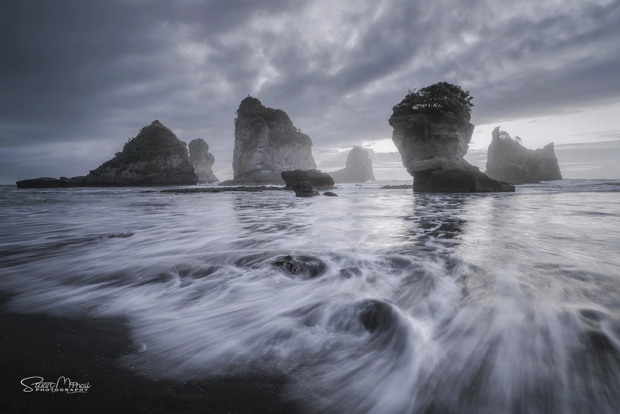 Motuekiekie Beach Low Colour