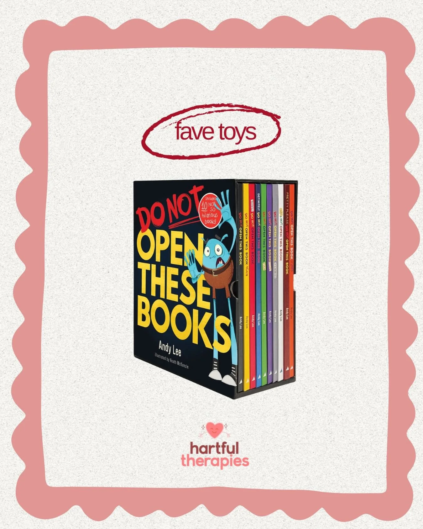 I know I said there would be three, but I could not resist adding a bonus one.

Our 4 year old is obsessed with the Do Not Open This Book series by @andytomlee so we could not resist getting the new Out of Space one for Christmas.

These books are so