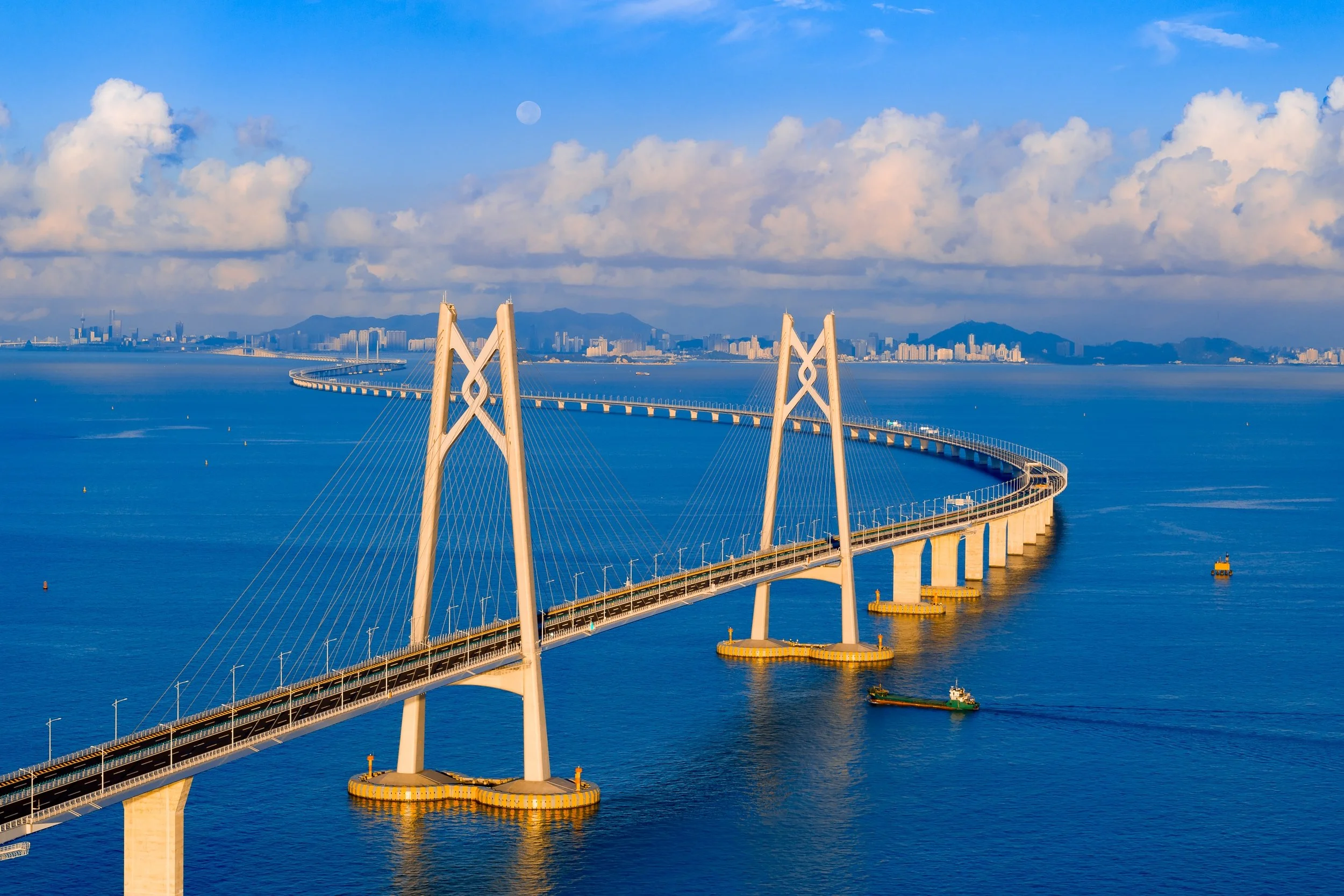 Hong Kong-Zhuhai-Macao Bridge by wetown electric global power distribution