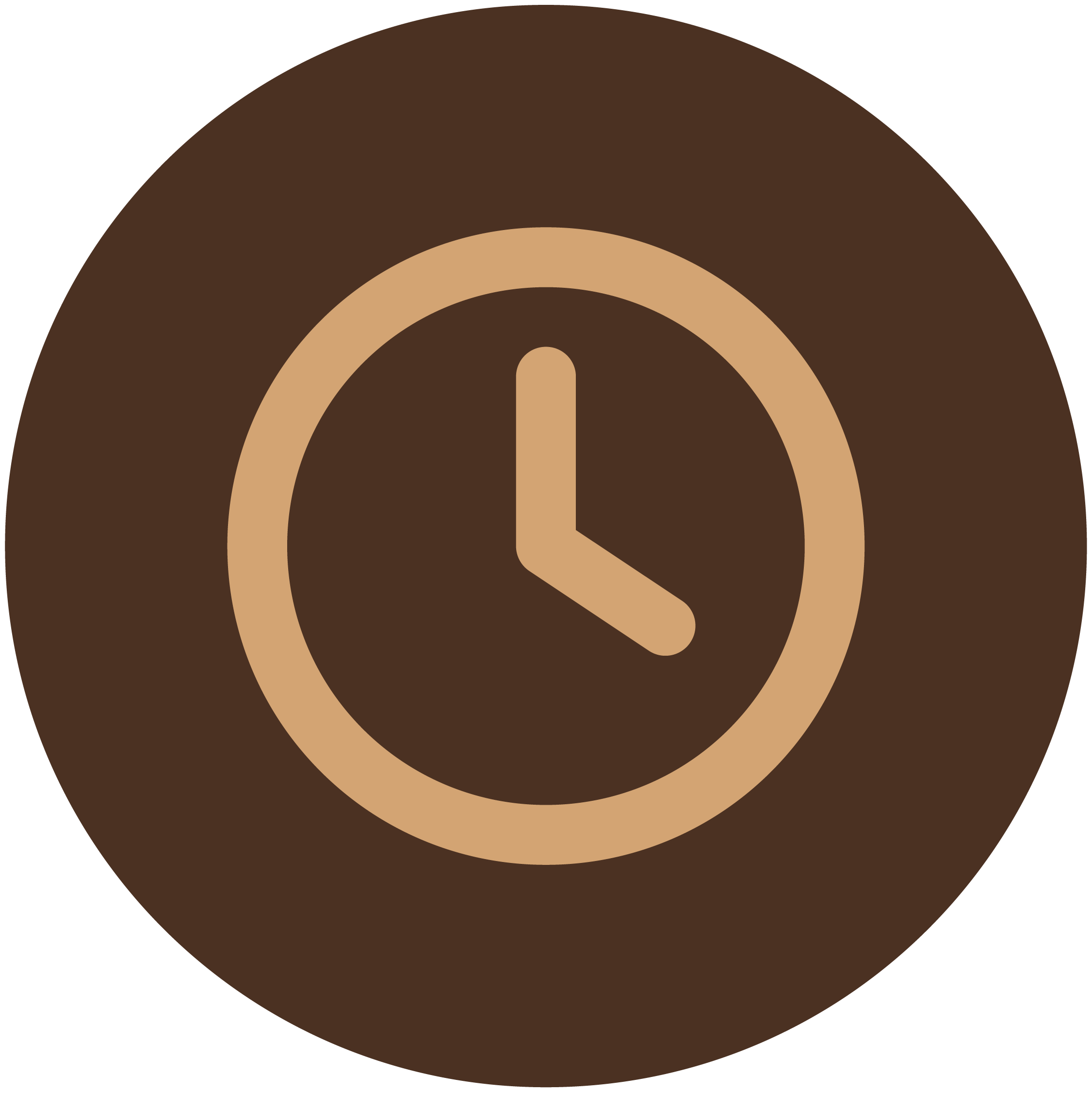 A digital illustration of a clock.