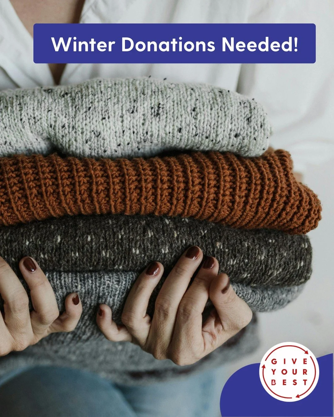 It's cold outside and we're calling out for inclusively sized winter clothing donations! 

We are looking for:
❄️Jumpers/Cardigans (Size L, XL, XL++)
❄️Trousers (Size L, XL, XL++)
❄️Long sleeve tops (Size L, XL, XL++)
❄️Warm winter jackets (All sizes