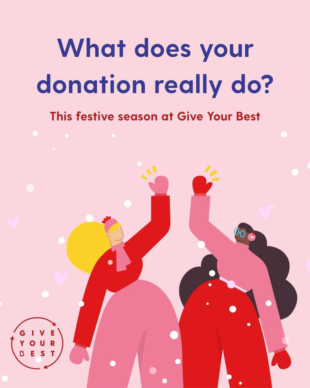 What does your donation really do this festive season? 🎁

At Give Your Best, every contribution goes far beyond clothes.
It funds dignity, warmth, choice and keeps our community-led service running during the most critical time of year.

Here&rsquo;