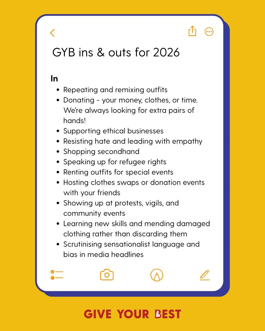 We've made it through the first few weeks of 2026, and wanted to share our list of what's in and what's out for the year ahead! Anything you think we should add to the list?