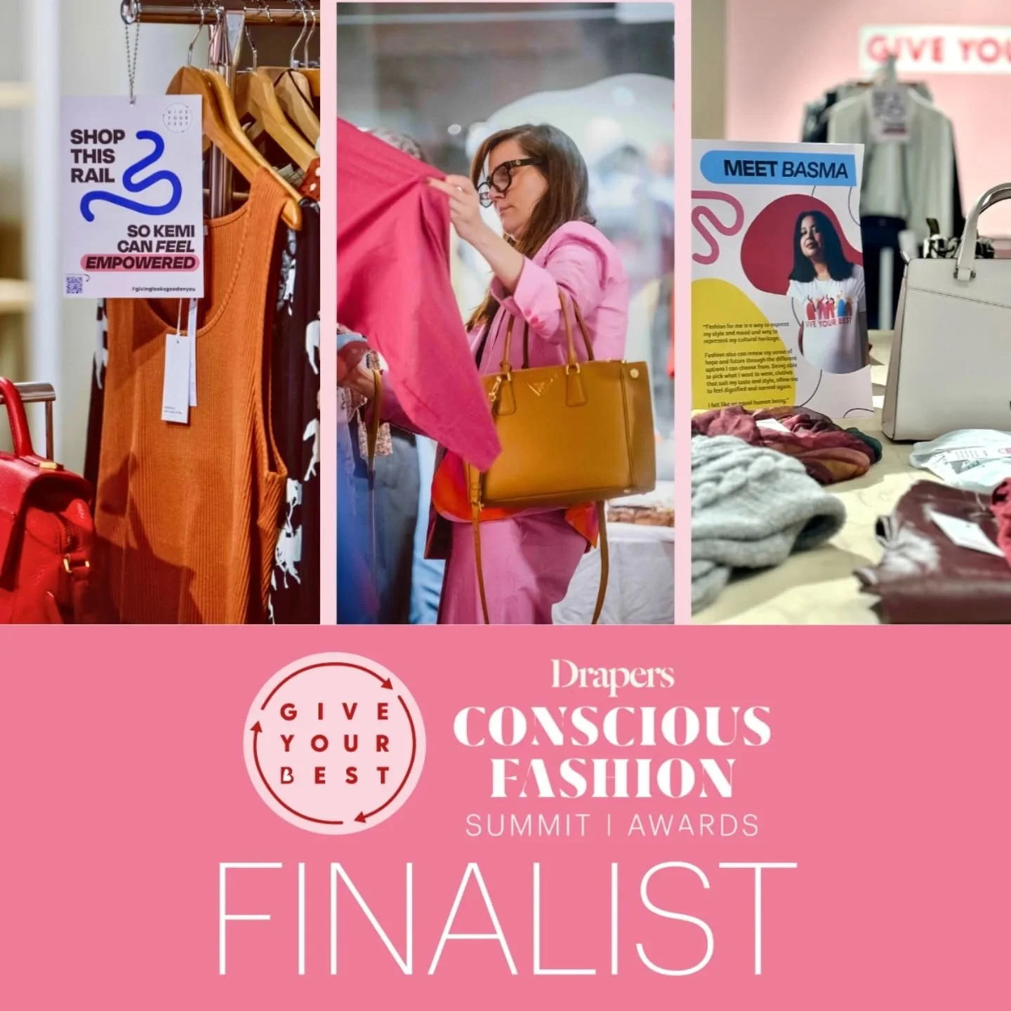🏡 WE&rsquo;RE LOOKING FOR A NEW HOME 🩷

Our Give Your Best pay-it-forward store has been shortlisted for a Drapers Conscious Fashion Award in the Best Community/ Charity Initiative category, and now we need your help to take the next step.

In our 
