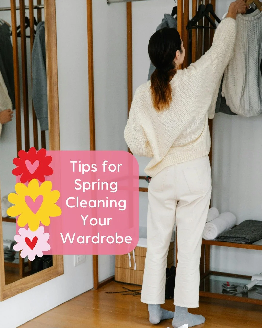 It's officially spring!

In case you're looking to do a bit of a clear our, we've put together some tips and tricks to make it as easy as possible for you to sort through your wardrobe. Why not donate your pre-loved items to Give Your Best?

By uploa