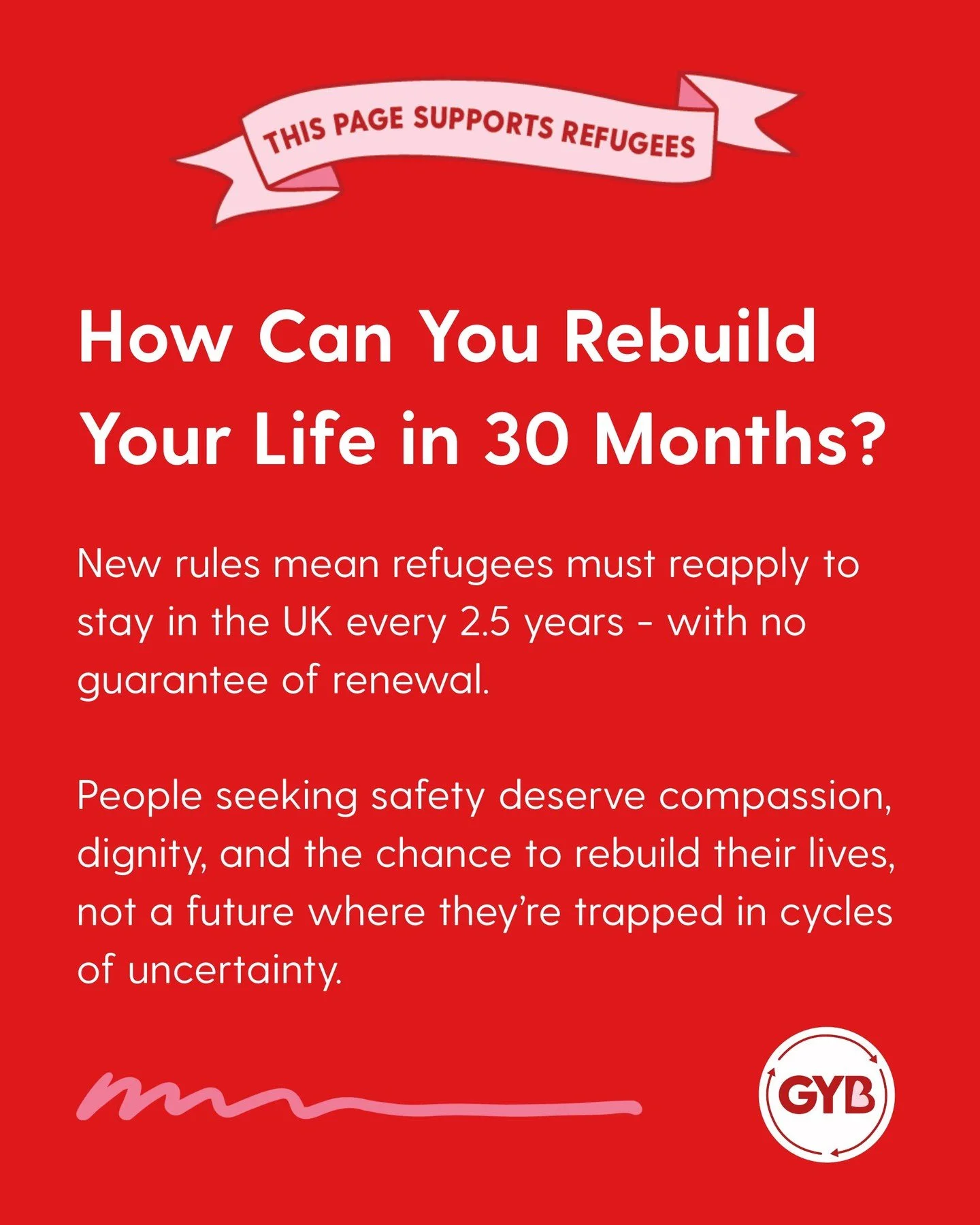Last week, the government announced changes to immigration rules in the UK. 

Refugees that made their claim as of 2nd March 2026 will now have to re-apply to stay in the country every 30 months. 

The new reapplication process also comes with higher