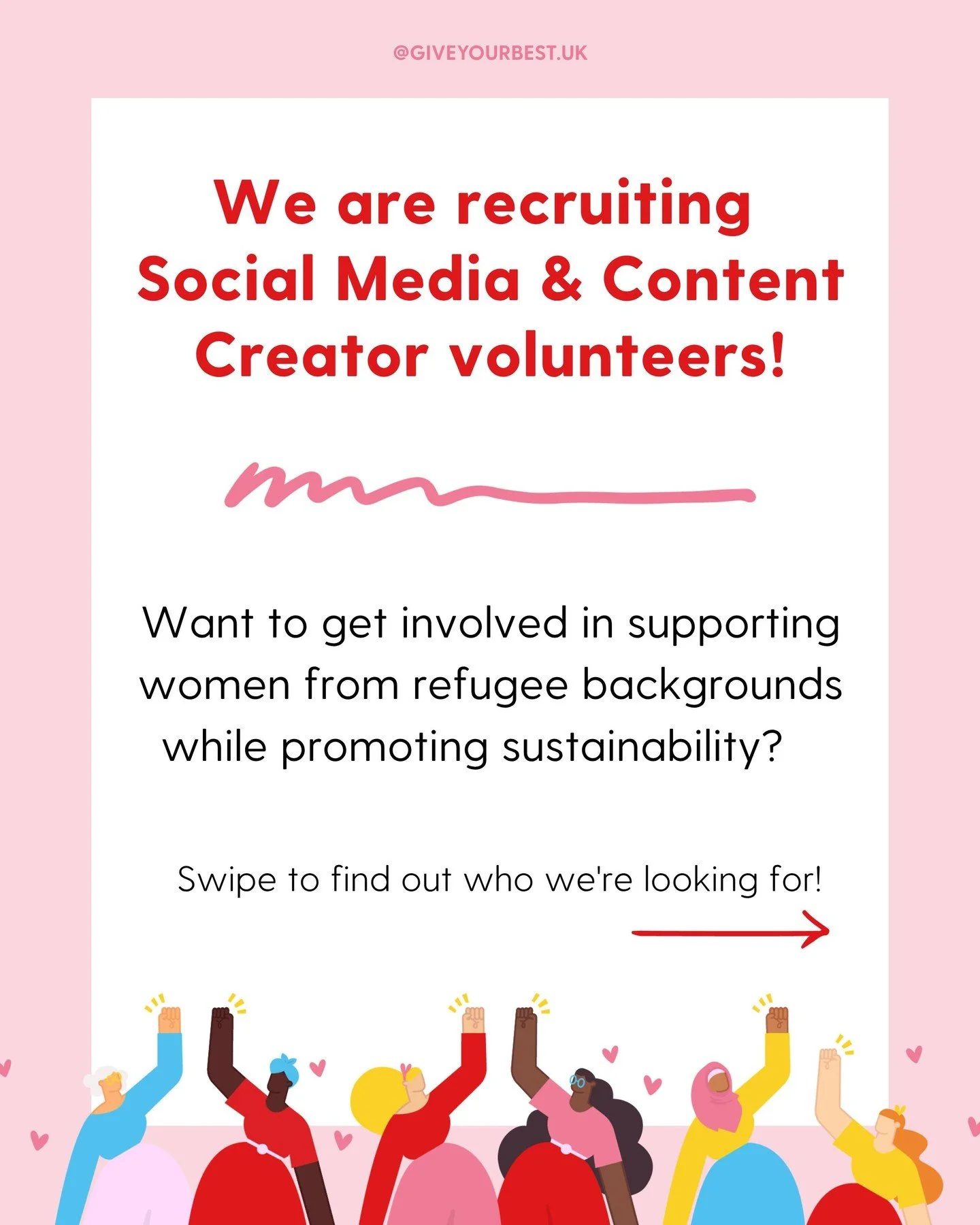 We're recruiting 🙌 

Want to be part of a meaningful social enterprise and help support women from refugee backgrounds while promoting sustainability? We're looking for enthusiastic, creative individuals to join our volunteer communications team 💛 